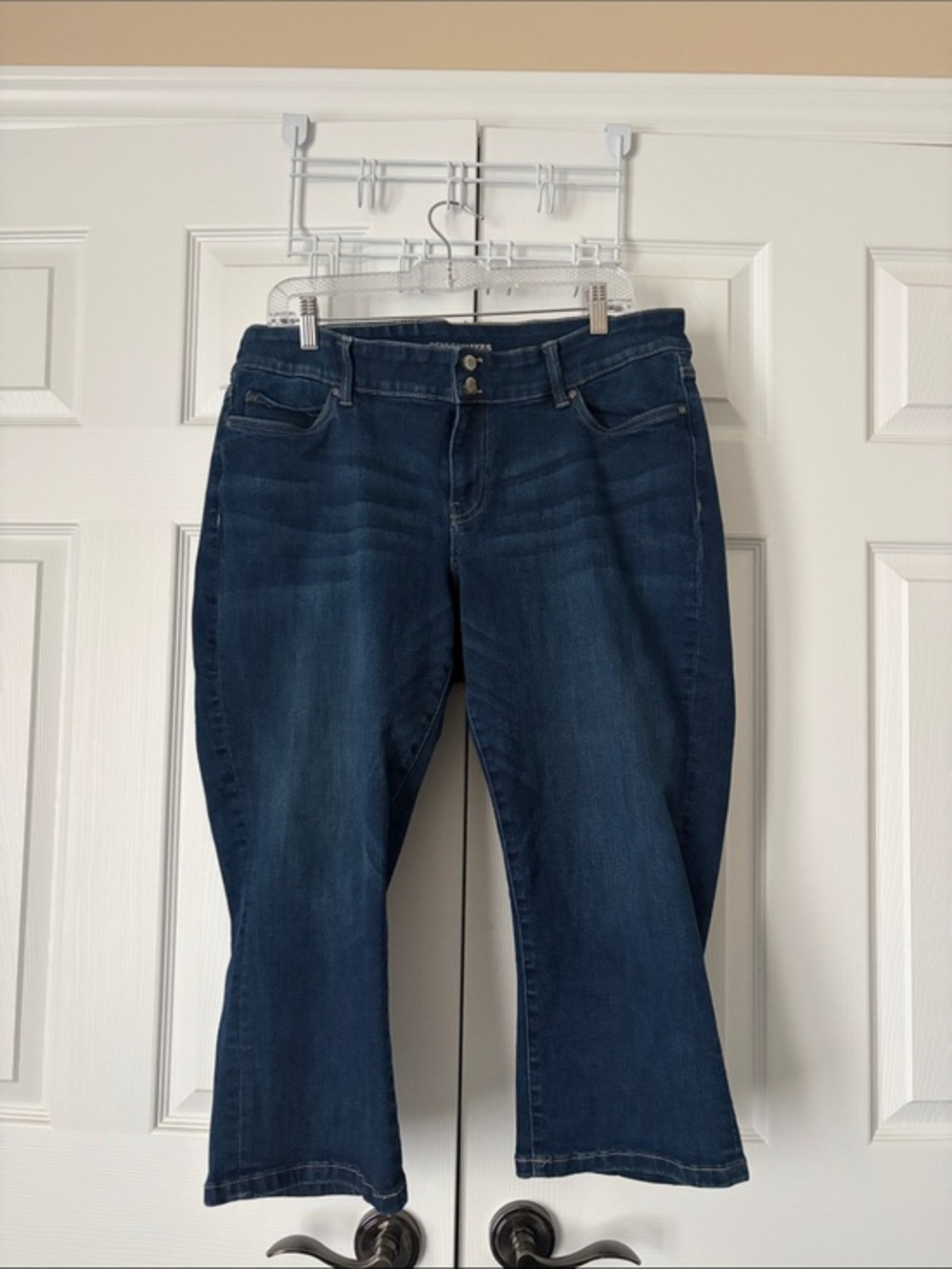 Denver Hayes Dark Blue Cropped Jeans